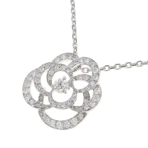 Chanel Camellia Collection Diamond Necklace /medium Model 36or 39.5cm (15.55in) - Picture 1 of 7